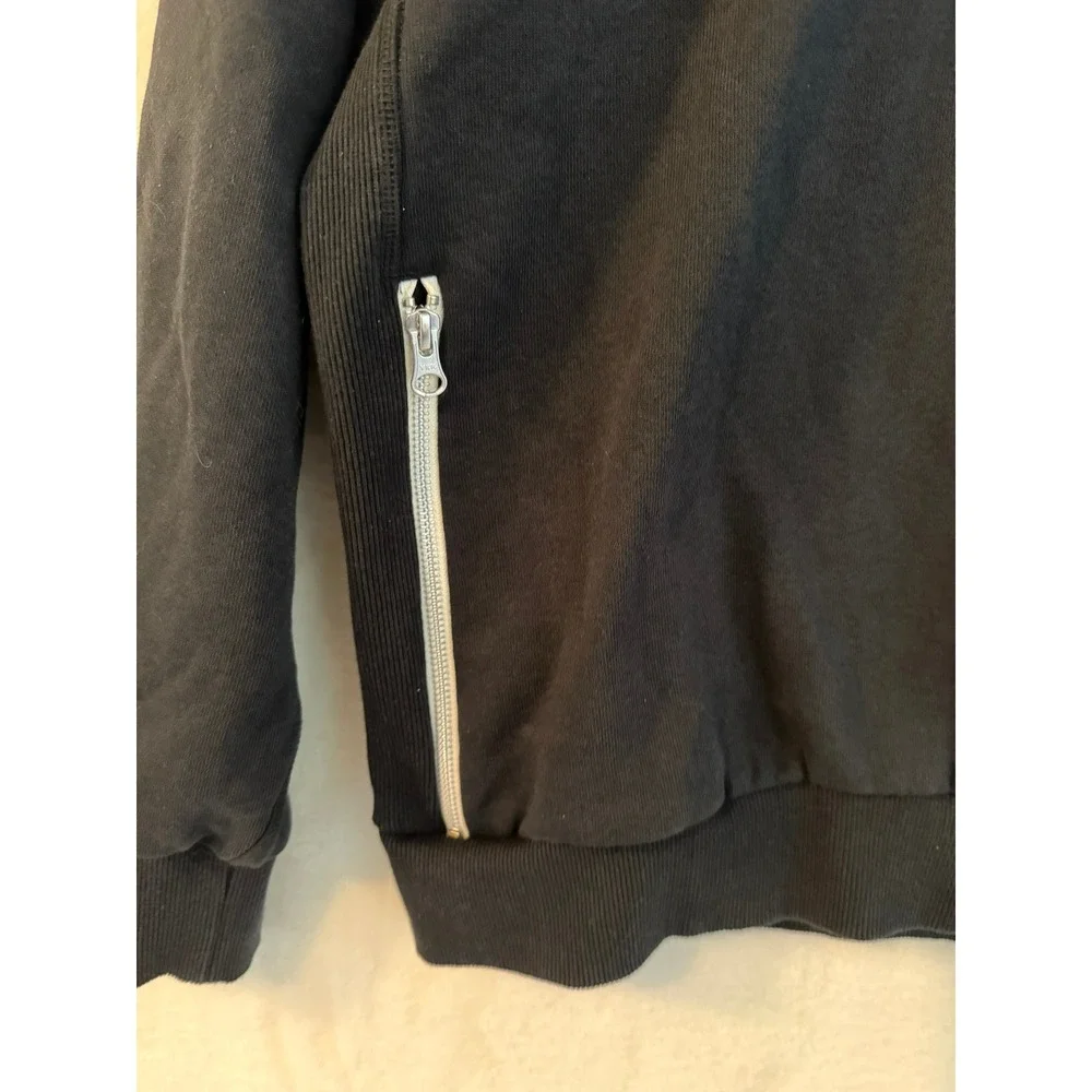 Nike Ohio State Buckeyes Sweatshirt Mens XL Black Crewneck Side Zip FB1941-010